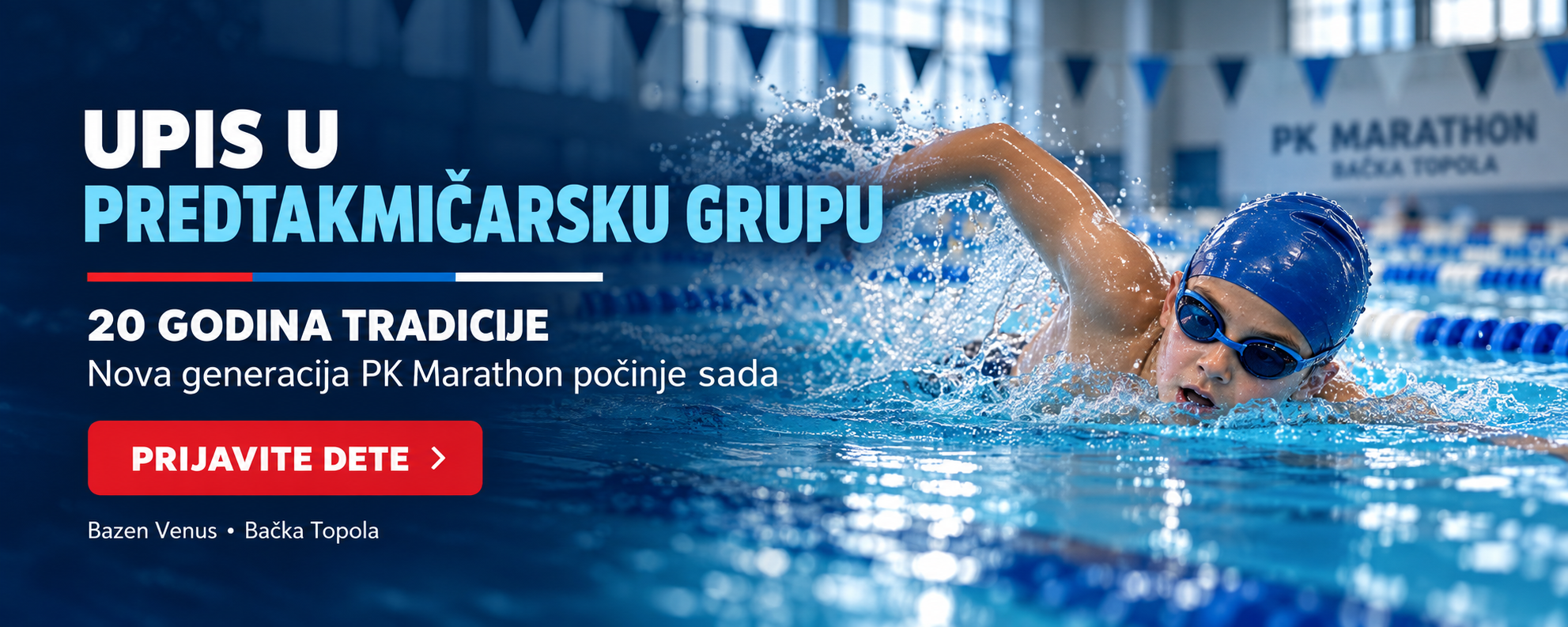 Upis u predtakmičarsku grupu PK Marathon Bačka Topola